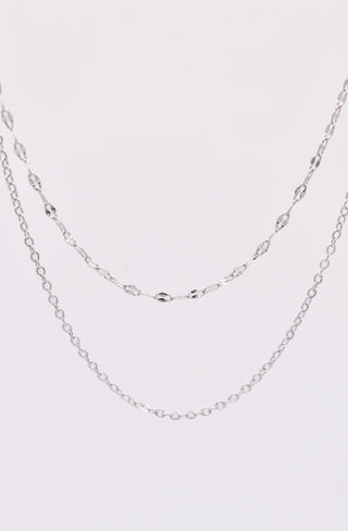 Resort - Double Luxe Chain Necklace - SS & WR (Stainless Steel & Water Resistant)