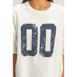 Varsity Vibe Mineral Wash Tee