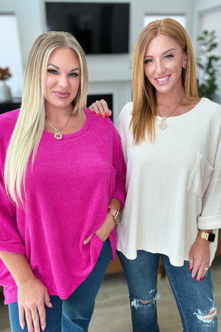 Ivory Thoughts Chenille Blouse