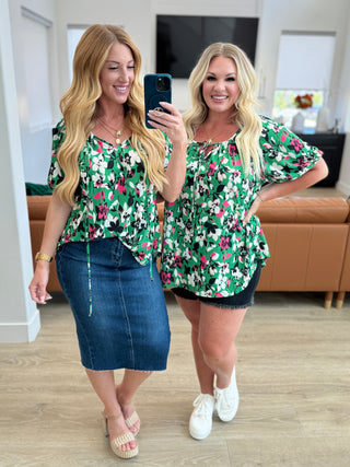 Wild and Bright Floral Top