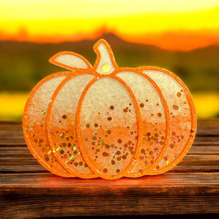 Orange Sparkle Pumpkin Freshie