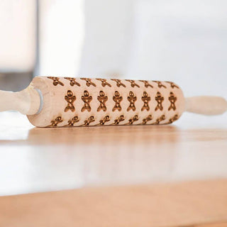 Embossed Rolling Pin Baking Gift Set