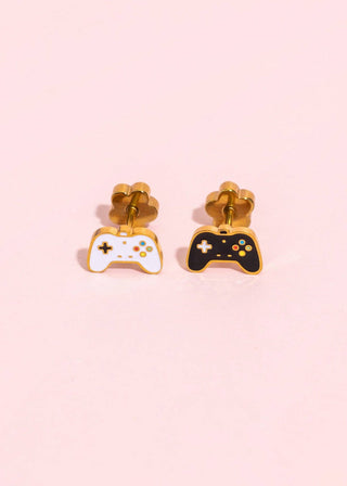Gaming Flat Back Earrings