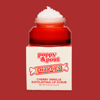 Poppy & Pout Lip Scrub - Smarties - Cherry Vanilla