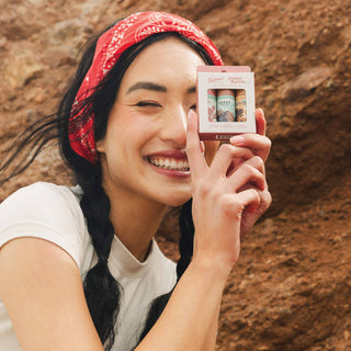 Poppy & Pout Gift Set The Landmark Project Lip Balm Trio - Desert