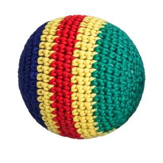 Extreme Retro Hand-Knitted Kick Pouch Footbag