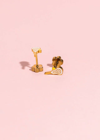 Lacrosse Flat Back Earrings