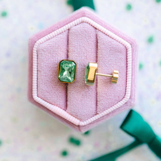 Emerald Gem Earrings