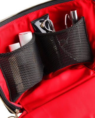 Vacationer Makeup Bag - Black/Leopard
