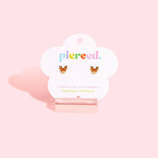 Rudolph Flatback Earrings