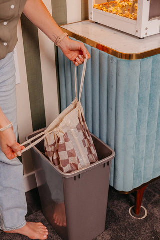 Trash Liners: Checkmate / Small 4 Gallon