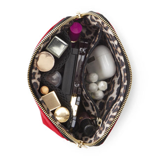 Everyday Makeup Bag — Black/Leopard