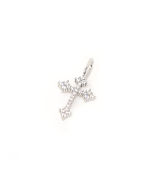 Juliet Cross Charm in Pink