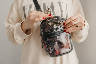 Black Clear Tint Crossbody Sling