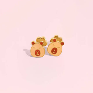 Capybara Flatback Earring
