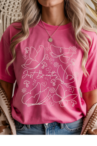 Just Breathe Graphic Tee