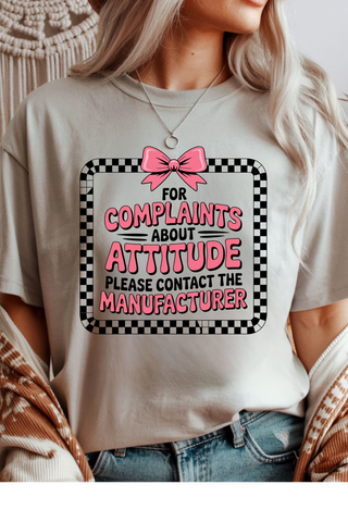 Complaints About Attitude Graphic Tee