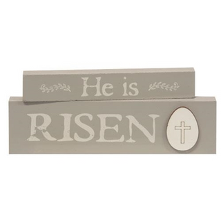 He Is Risen Sign Set