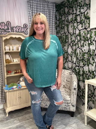 O'Hara Destroyed Straight Jeans