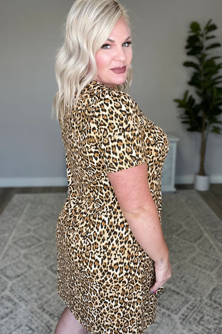 Lead Me On Leopard Print Dress