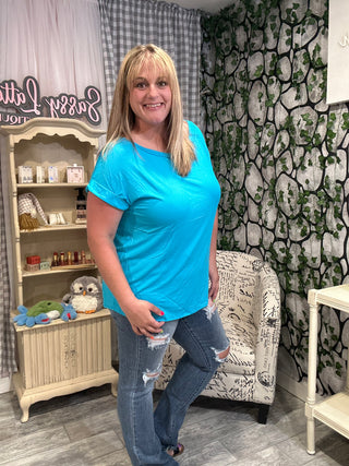 O'Hara Destroyed Straight Jeans