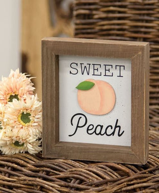 Sweet Peach Shadowbox Frame