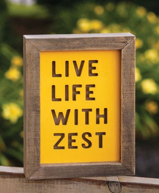 Love Life With Zest Frame