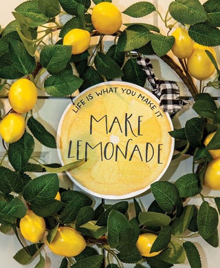 Make Lemonade Hanging Sign