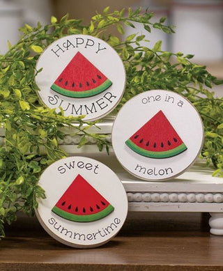 Watermelon Mini Round Easel Sign