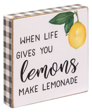 Lemonade Square Block Sign