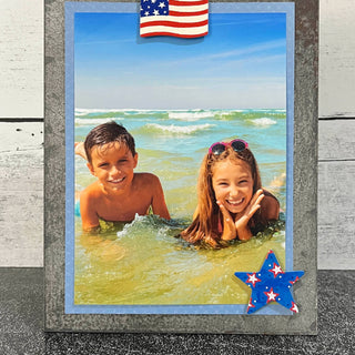 Patriotic Star Magnet