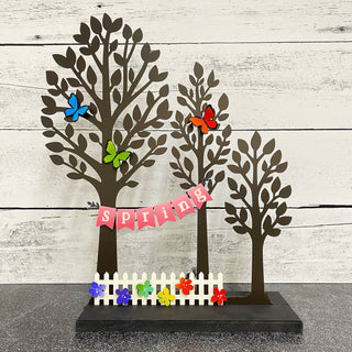 Flower Magnets Set of 6 Summer Rainbow