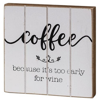 Coffee Block Signs