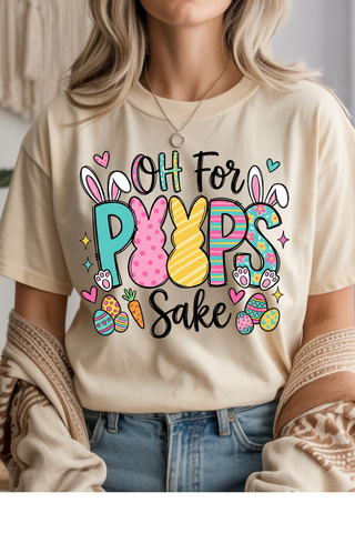 Oh For Peeps Sake Graphic Tee