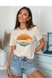 Natural Gildan Tee