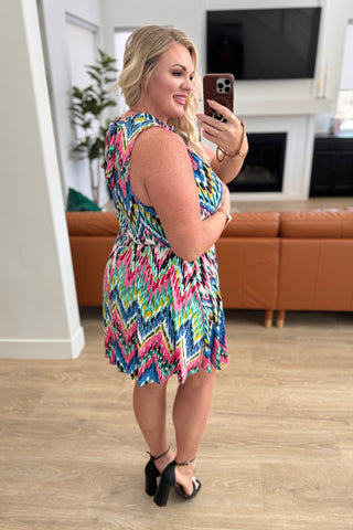 Chevy to the Levy Chevron Dress