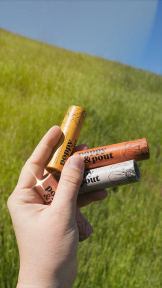 Poppy + Pout Lip Balms