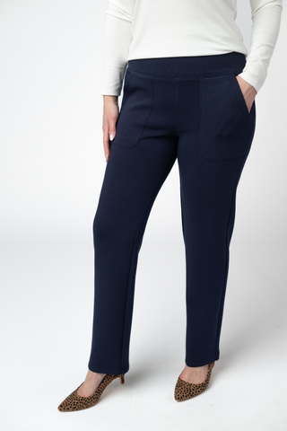 Luxe Ankle Bottoms- Navy