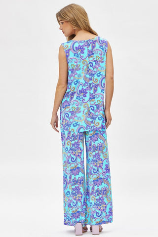 Dear Scarlett Sunkissed Set in Purple/Aqua