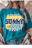 Tropical Blue Gildan Tee