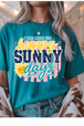 Tropical Blue Gildan Tee