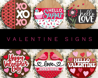 Valentine’s Day Door Hangers