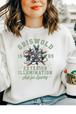 White Gildan Sweatshirt