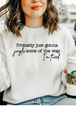 White Gildan Sweatshirt