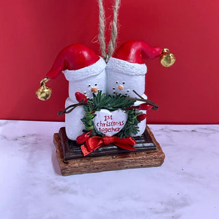 S'Mores First Christmas Together Ornament