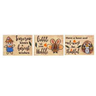 Fall Pebble Arts Box Plaques