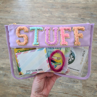 Stuff Nylon Clear Bag