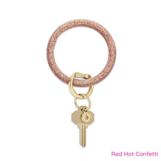 Confetti Collection - Silicone Big O® Key Ring