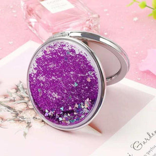 Glitter Compact Mirror