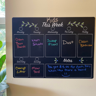 Chalkboard Weekly Calendar Set